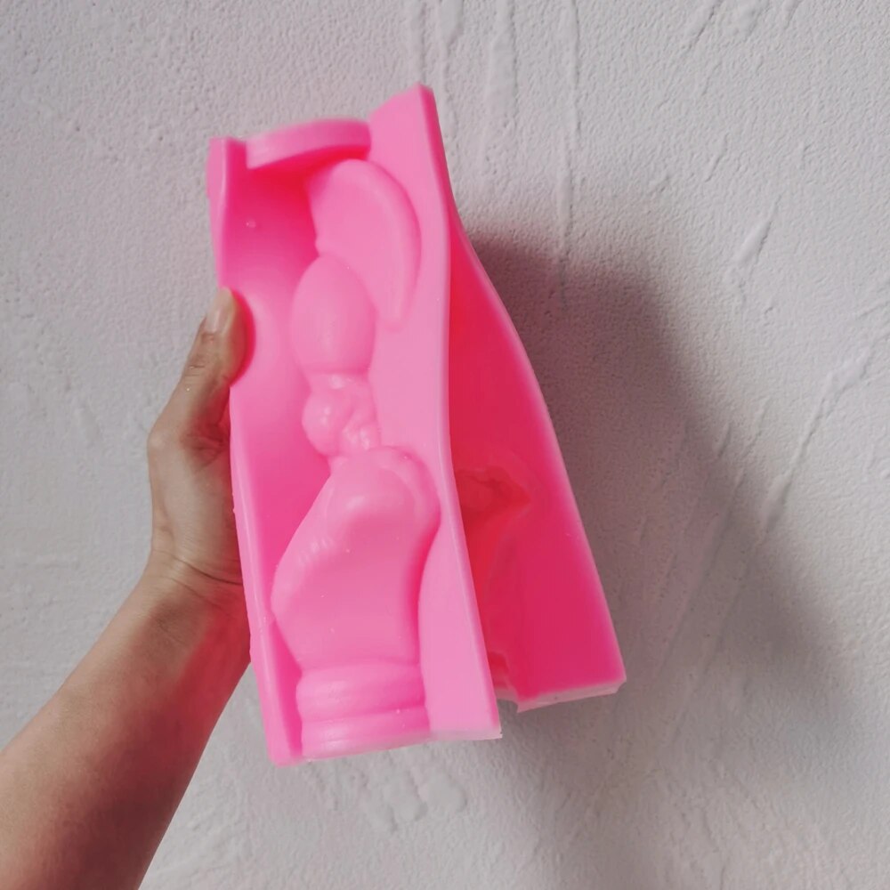 Greek Goddess Athena Statue Candle Mould