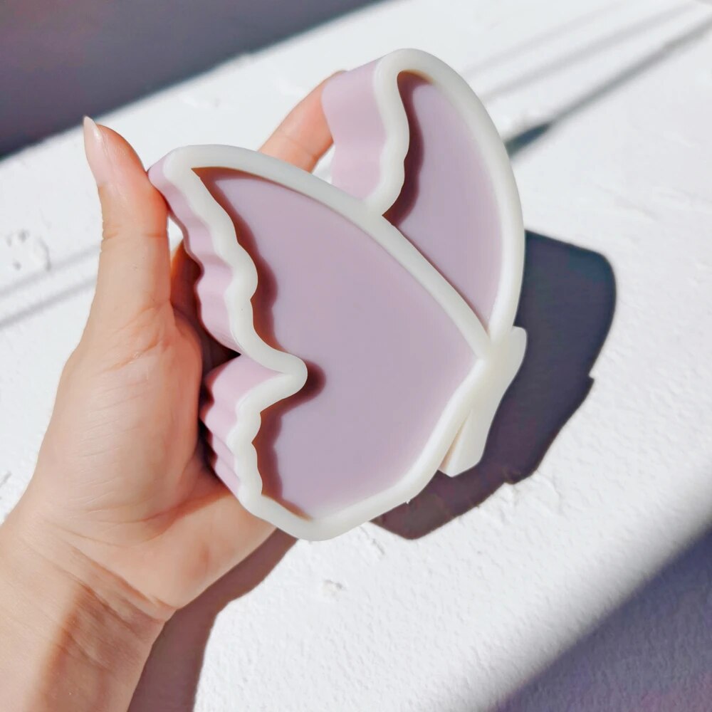 3D Cute Butterfly Candle Silicone Mould