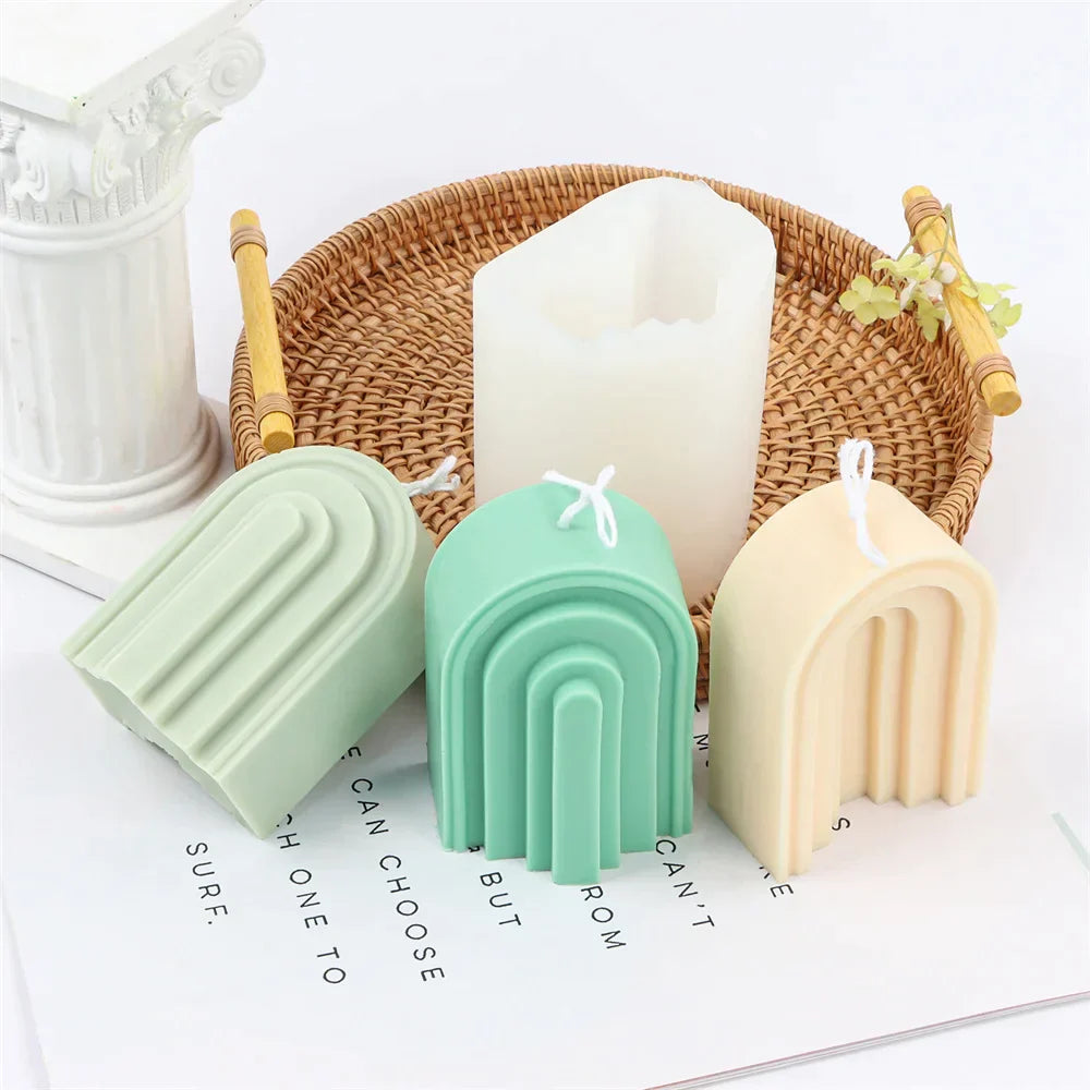 Rainbow Arch Candle Mould