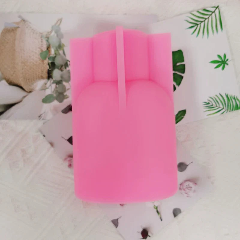 Vintage Perfume Bottle Candle Silicone Mould