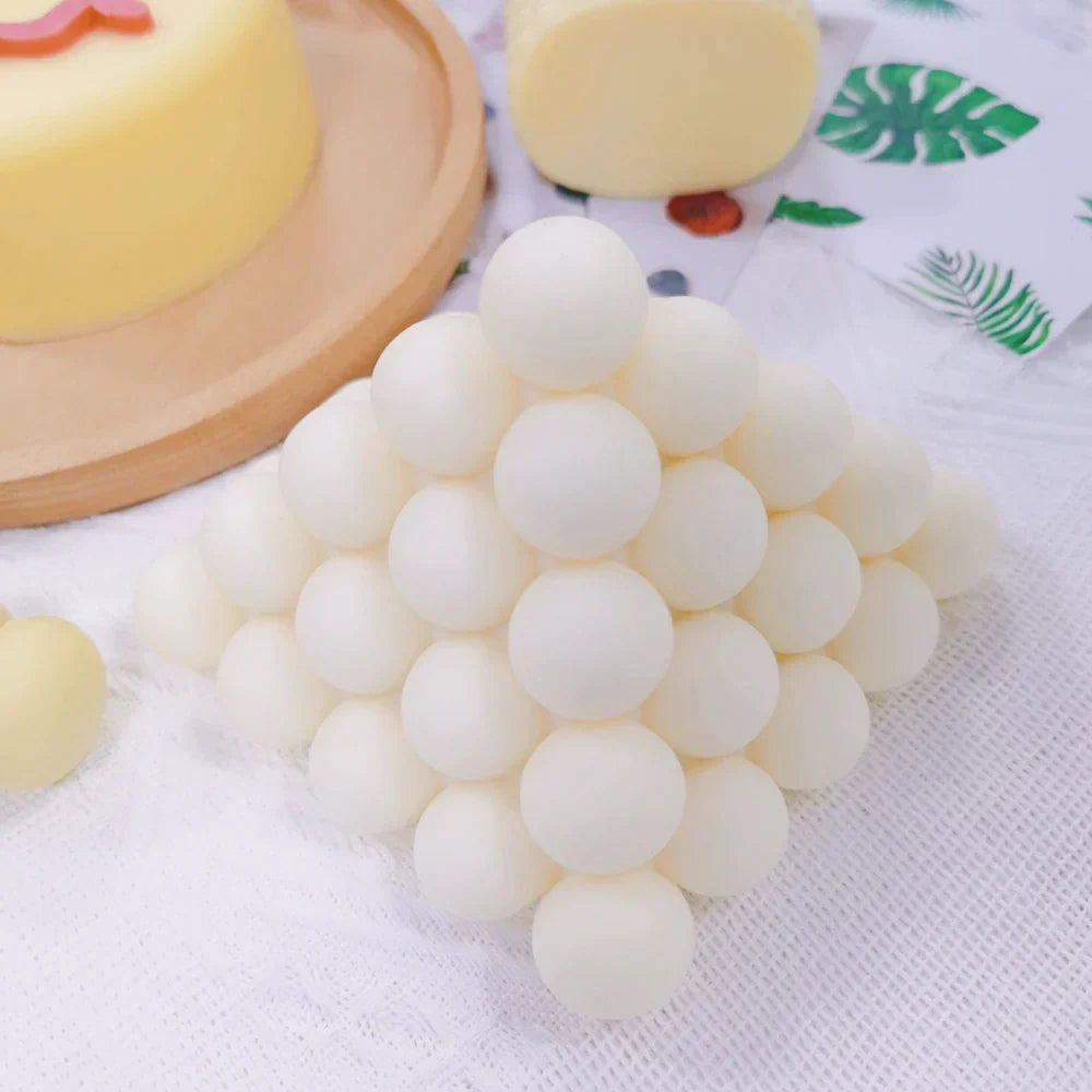 Boho Style Pyramid Bubble Candle Silicone Mould