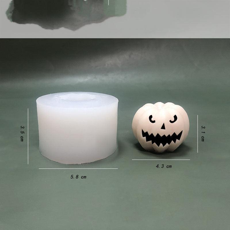 Halloween 3D Pumpkin Silicone Candle Mould Candles Moulds
