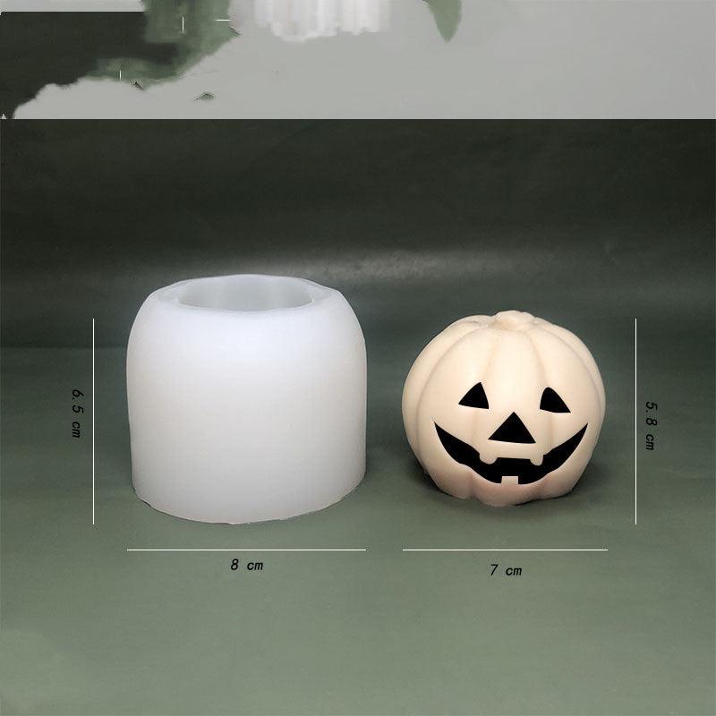 Halloween 3D Pumpkin Silicone Candle Mould Candles Moulds