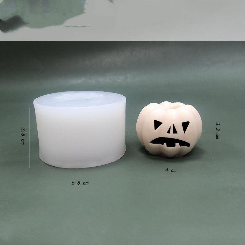 Halloween 3D Pumpkin Silicone Candle Mould Candles Moulds