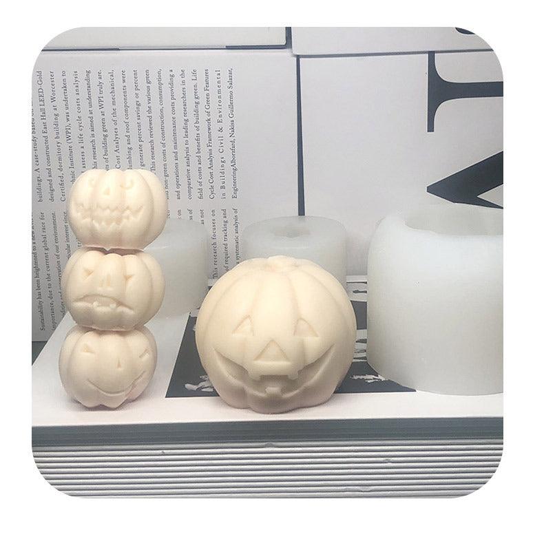 Halloween 3D Pumpkin Silicone Candle Mould Candles Moulds