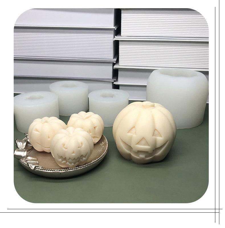 Halloween 3D Pumpkin Silicone Candle Mould Candles Moulds