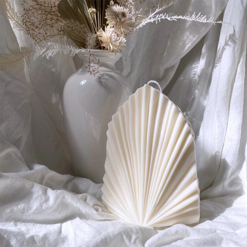 Handcrafted Scallop-Shaped Candle Mould for Elegant Home Décor Candles Moulds