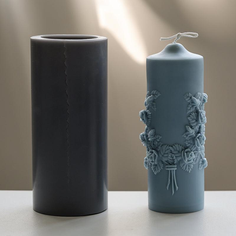 Handmade Cylindrical Scented Candle DIY Mould Candles Moulds