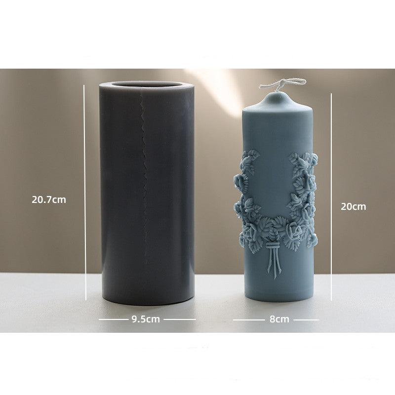 Handmade Cylindrical Scented Candle DIY Mould Candles Moulds