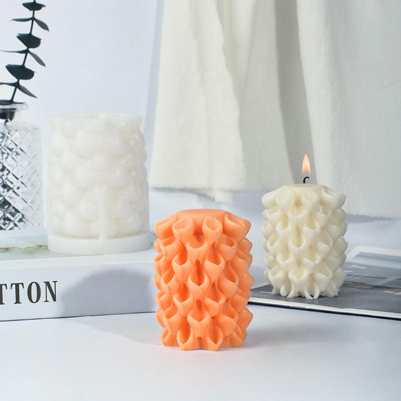 Flower Pillar Silicone Moulds For Candle Making