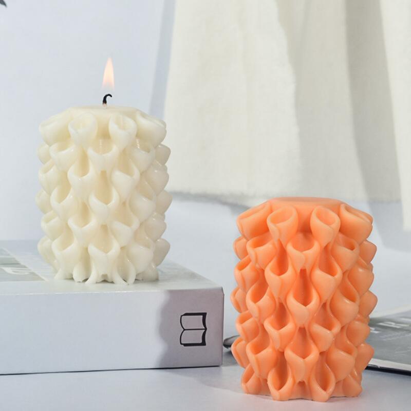 Flower Pillar Silicone Moulds For Candle Making