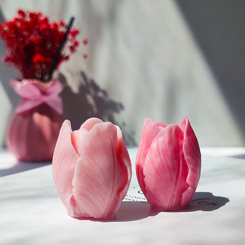 Handmade Tulip Flower Candle Mould Candles Moulds