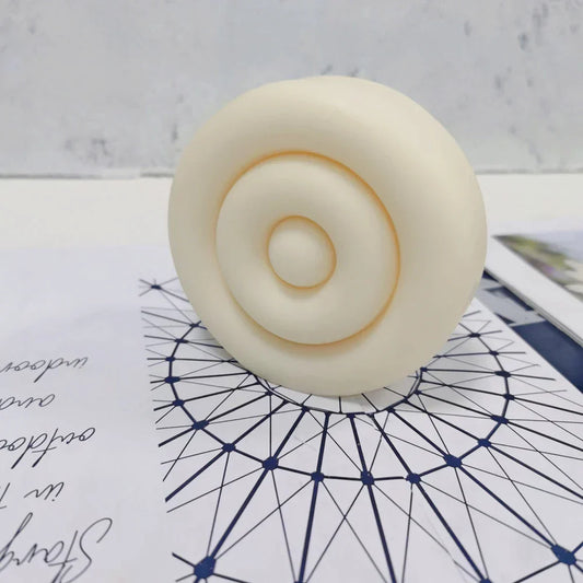 Boho Round Doughnut Candle Mould