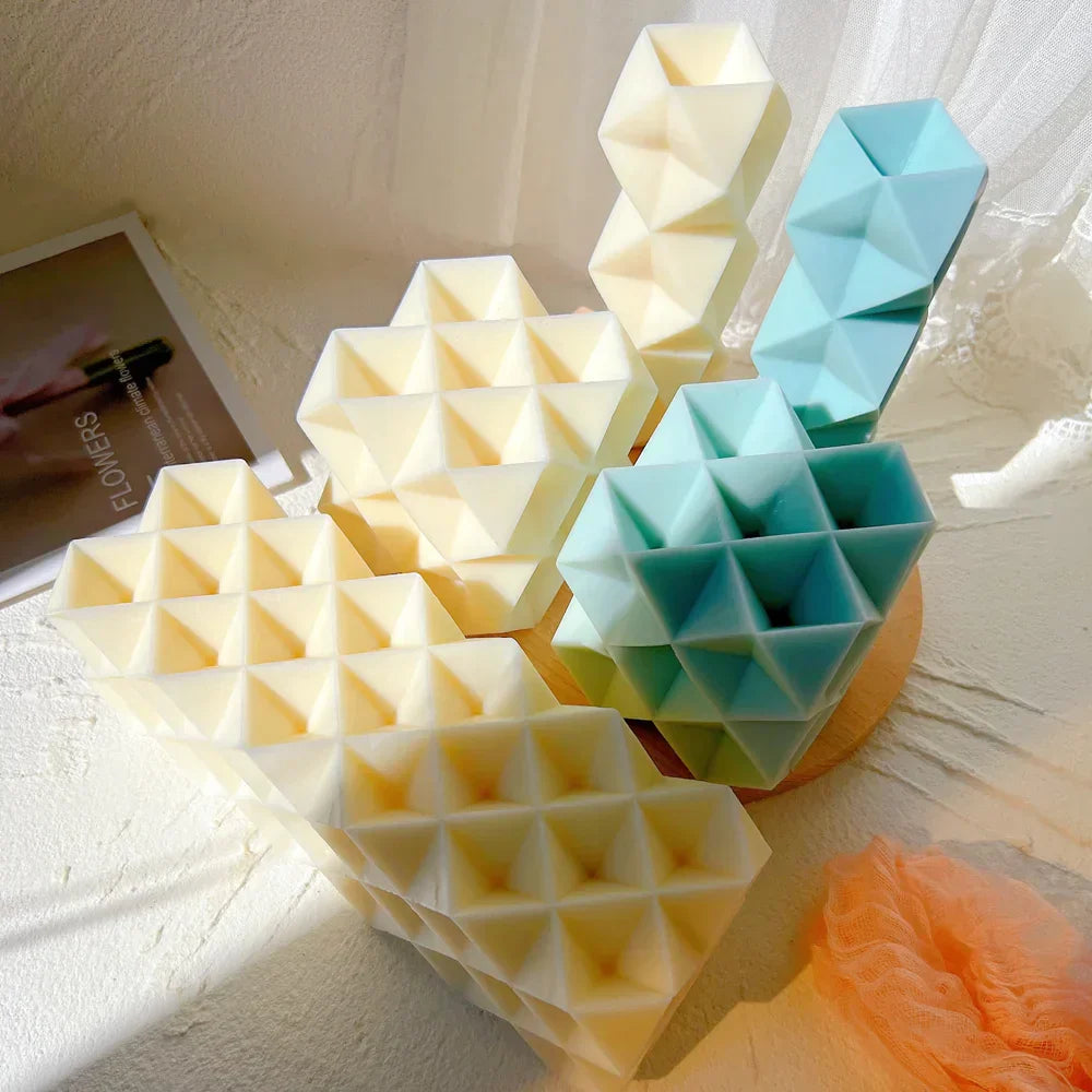 Large Diamond Rubik's Cube Silicone Mould