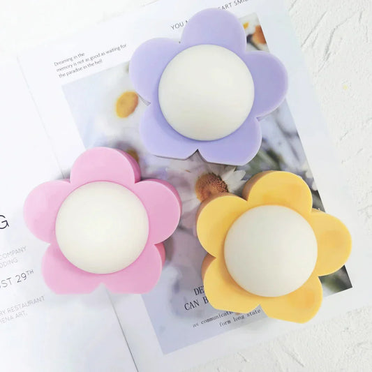 Pastel Flower Shaped Silicone Candles Mould