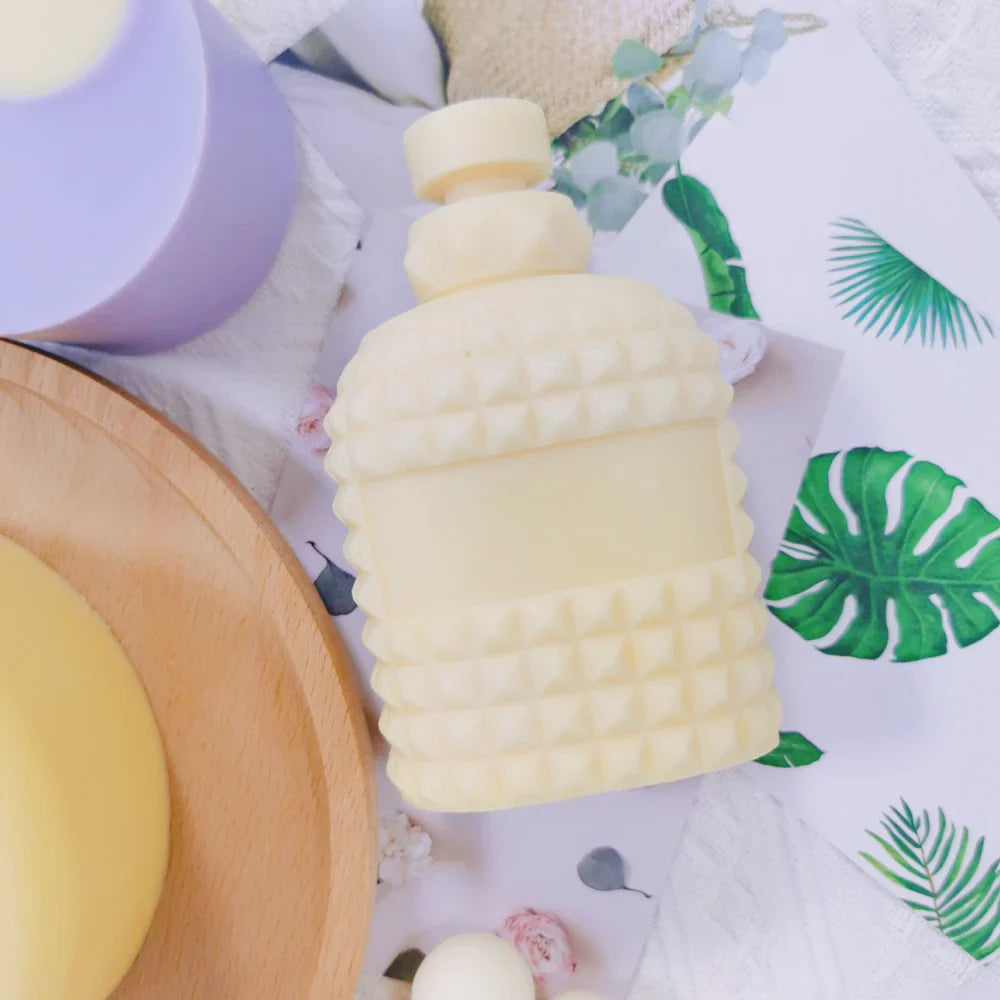 Vintage Perfume Bottle Candle Silicone Mould