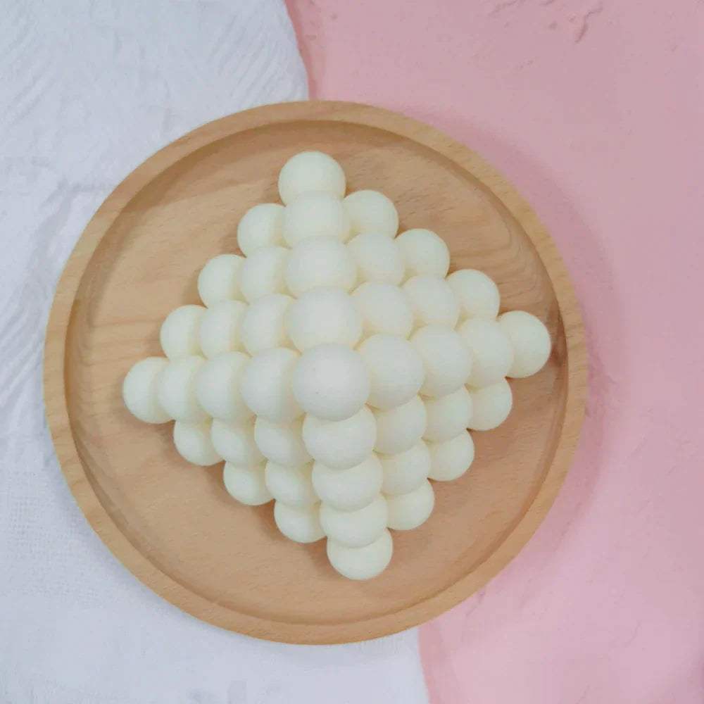 Boho Style Pyramid Bubble Candle Silicone Mould