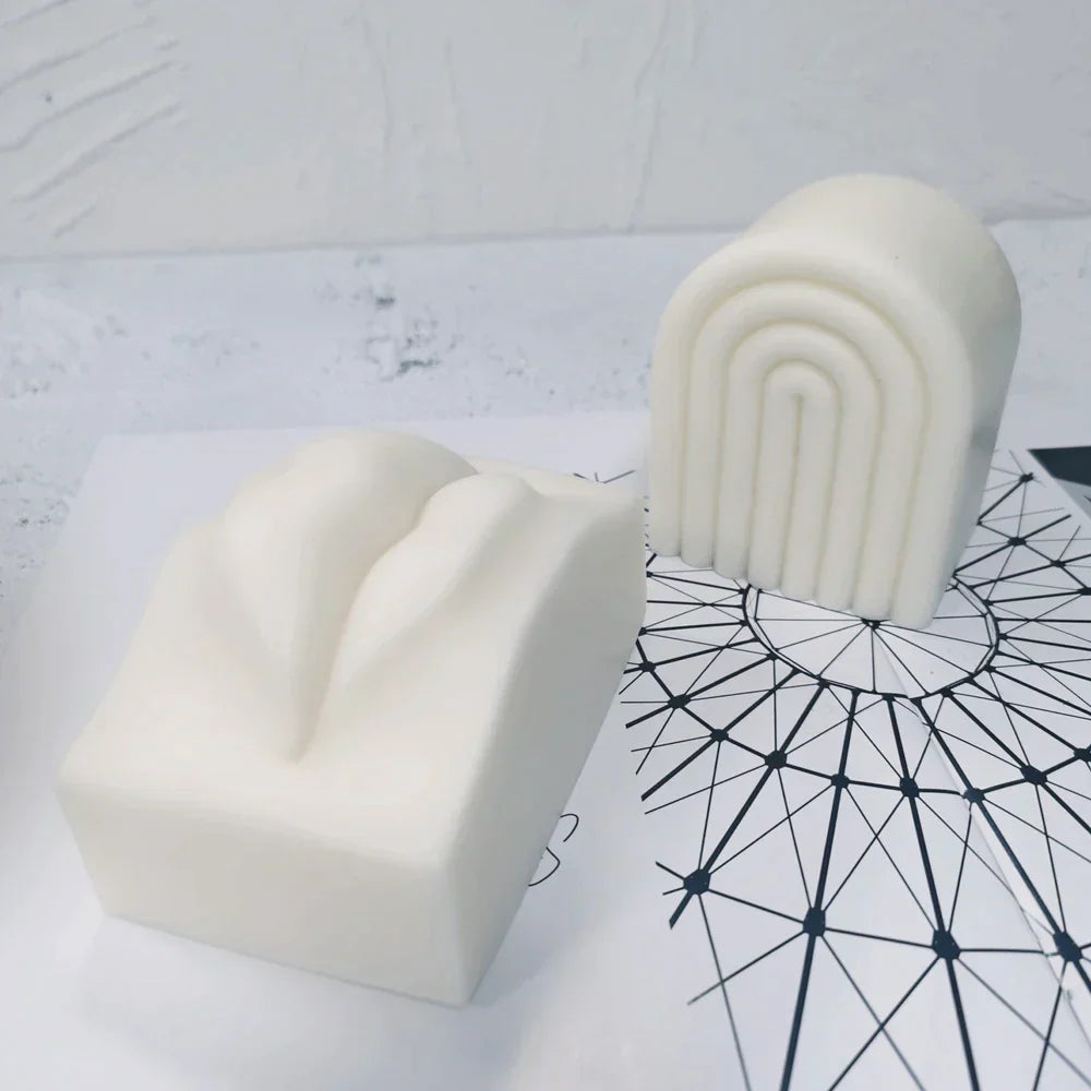 Boho Rainbow Arch Candle Silicone Mould