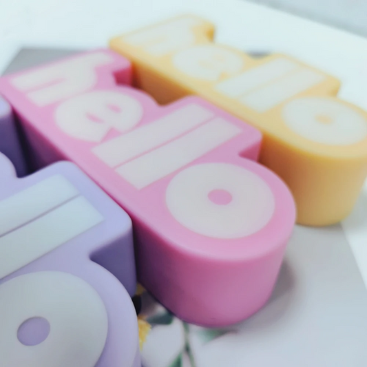 Hello Silicone Candle Mould