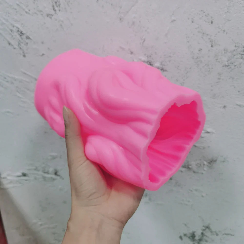 Wavy Swirl Candle Mould