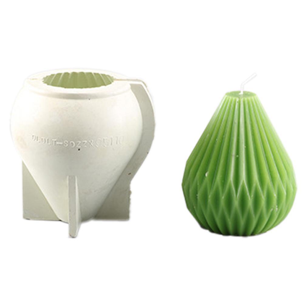 Honeycomb Candle Mould , Quadrilateral cylindrical candle Mould, and Pear Shape Candle Mould Candles Moulds