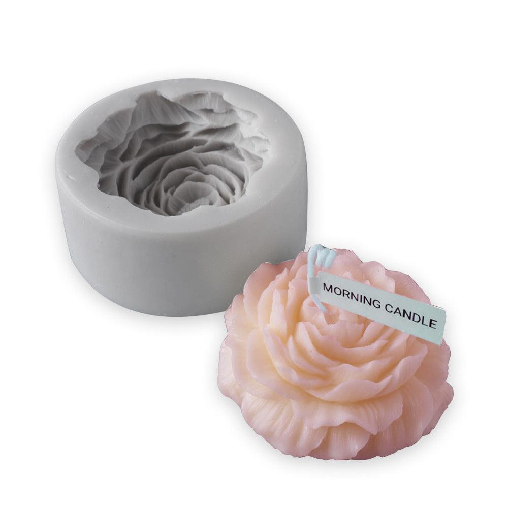 Large Peony Lotus Handmade Candle Silicone Mould Candles Moulds