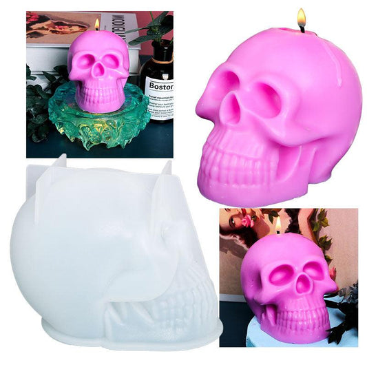 Laughing Skull Candle Mould Candles Moulds