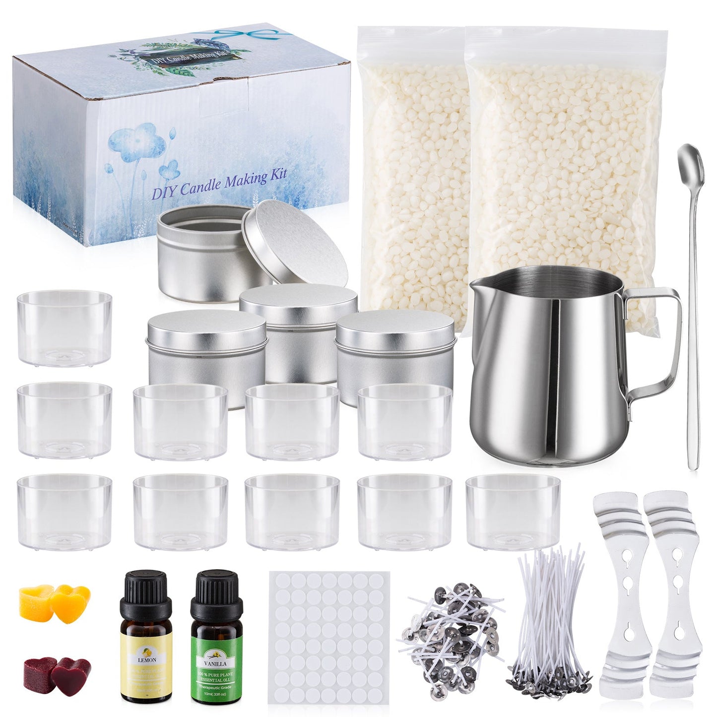 Light Your Creativity: Beginner's Candle Making Kit Candles Moulds
