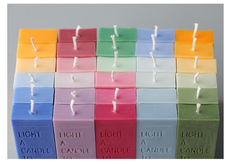 Light a Candle to save Time , Candle Quote Typo Scented Mould Candles Moulds