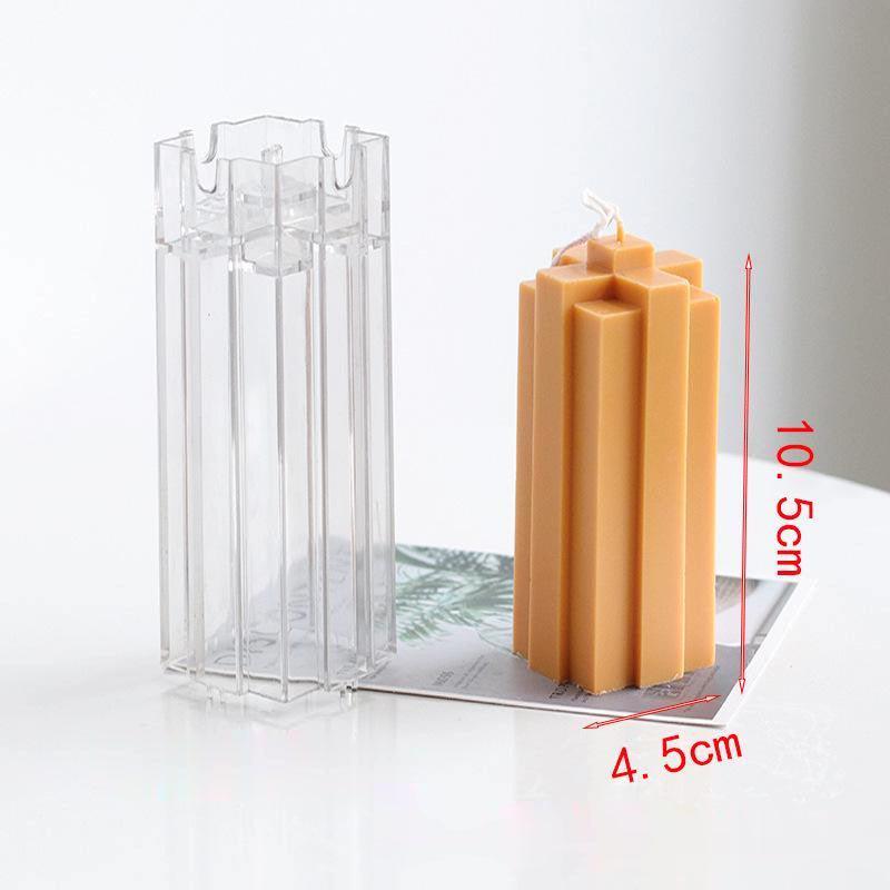 Geometric & Four leaf clover Candle Mould