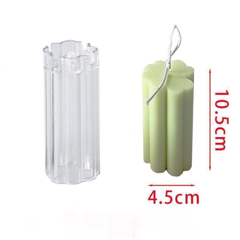 Geometric & Four leaf clover Candle Mould