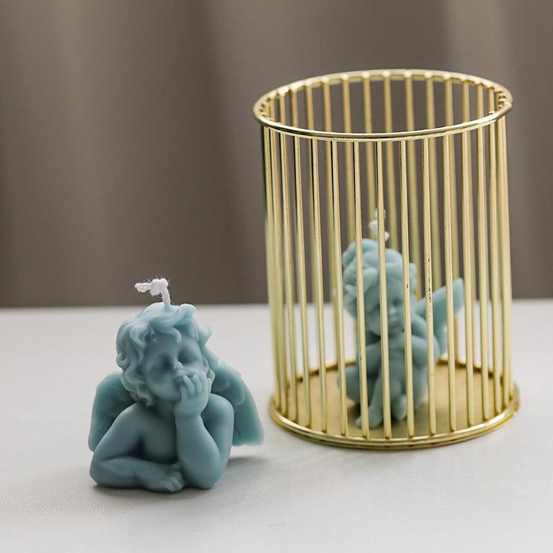 Little Angel Scented Candle Silicone Mould DIY Material Candles Moulds