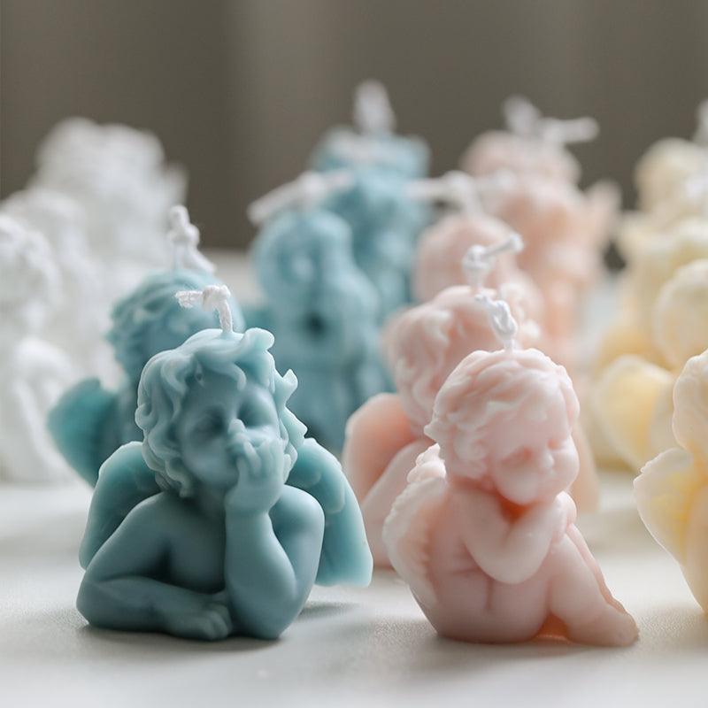 Little Angel Scented Candle Silicone Mould DIY Material Candles Moulds