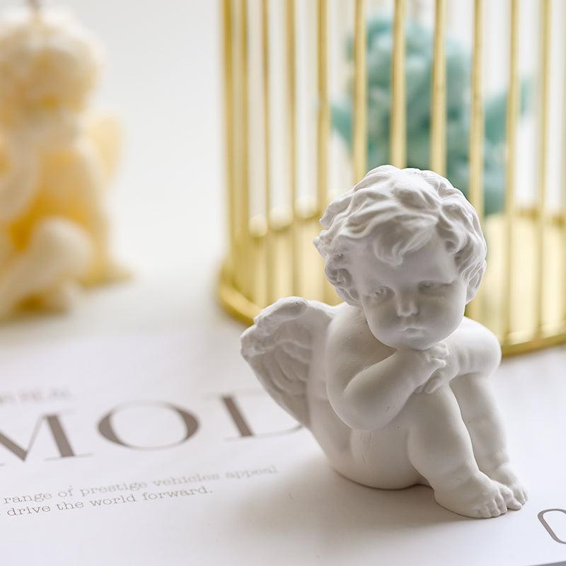 Little Angel Scented Candle Silicone Mould DIY Material Candles Moulds