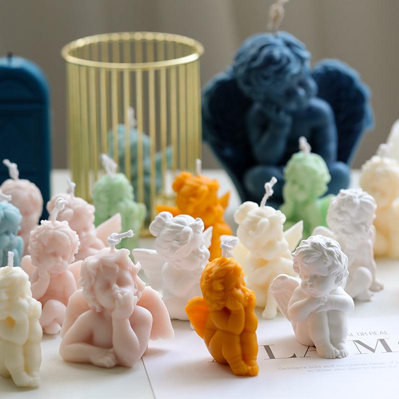Little Angel Scented Candle Silicone Mould DIY Material Candles Moulds