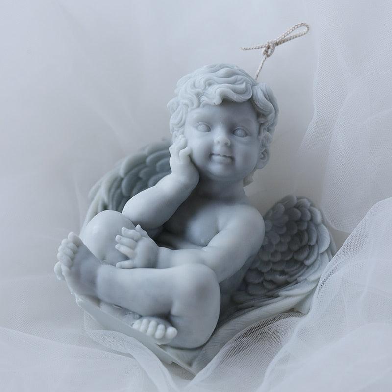 Lost in Thoughts Little Angel candle silicone Mould Candles Moulds