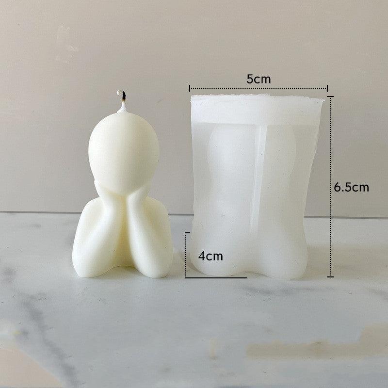 Lost in Thoughts Thinking Candle Silicone Mould Candles Moulds