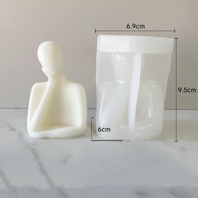 Lost in Thoughts Thinking Candle Silicone Mould Candles Moulds