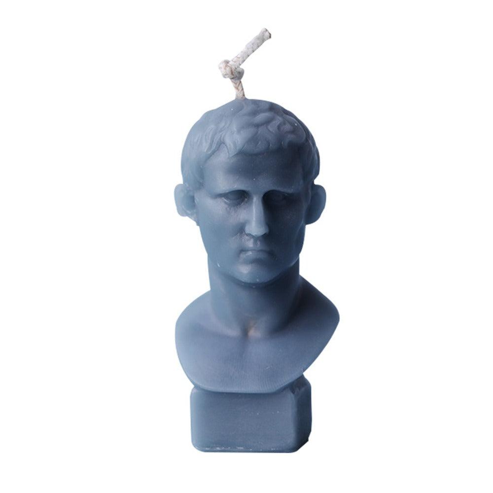 Marcus Vipsanius Agrippa Portrait Candle Mould - Unique Roman General Collectible Candles Moulds