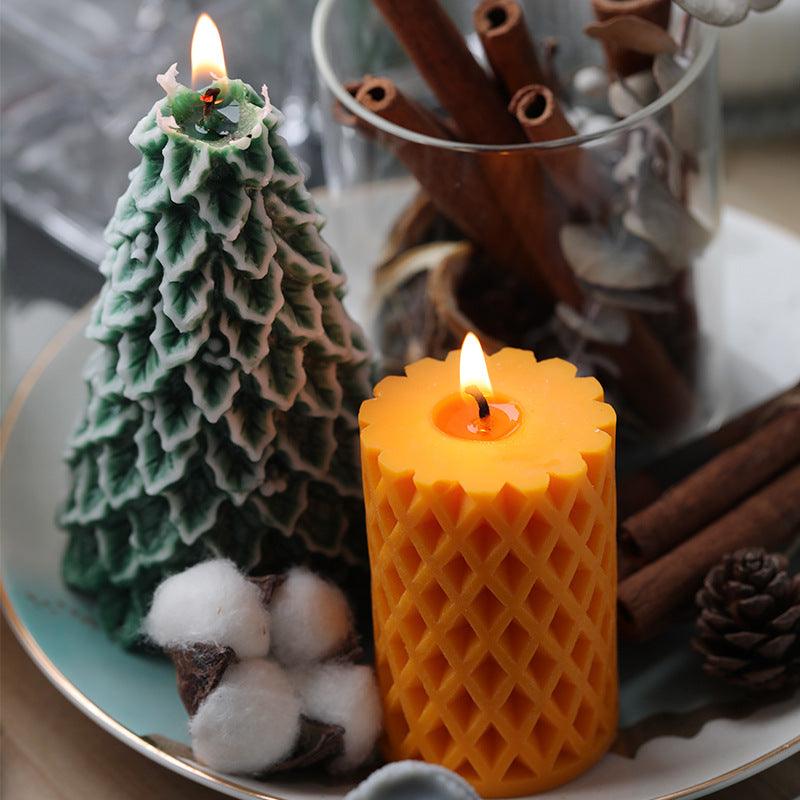Mesh Cylindrical Candle Mould Korean Style Small Candles Moulds