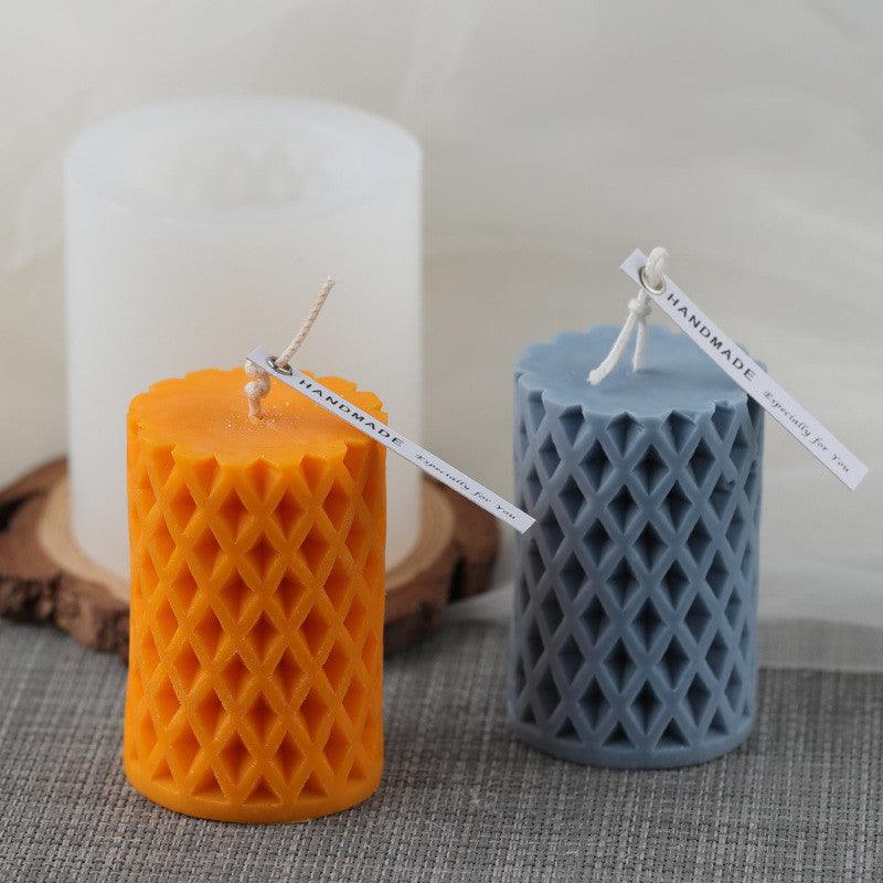 Mesh Cylindrical Candle Mould Korean Style Small Candles Moulds