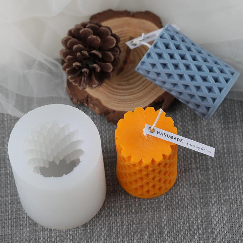 Mesh Cylindrical Candle Mould Korean Style Small Candles Moulds