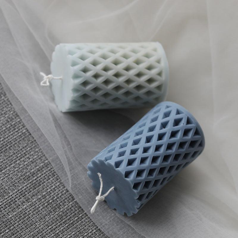 Mesh Cylindrical Candle Mould Korean Style Small Candles Moulds