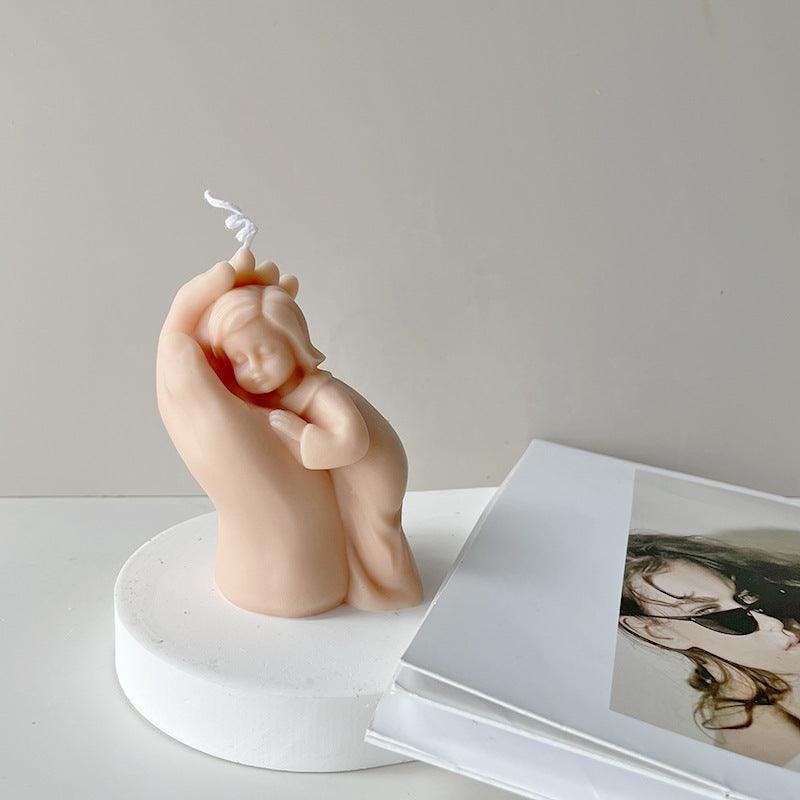 Mother's Hand Scented Candle Silicone Mould Candles Moulds