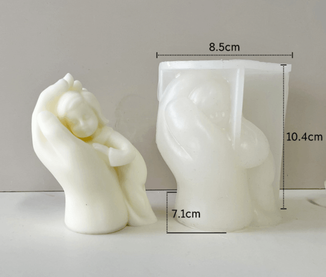Mother's Hand Scented Candle Silicone Mould Candles Moulds