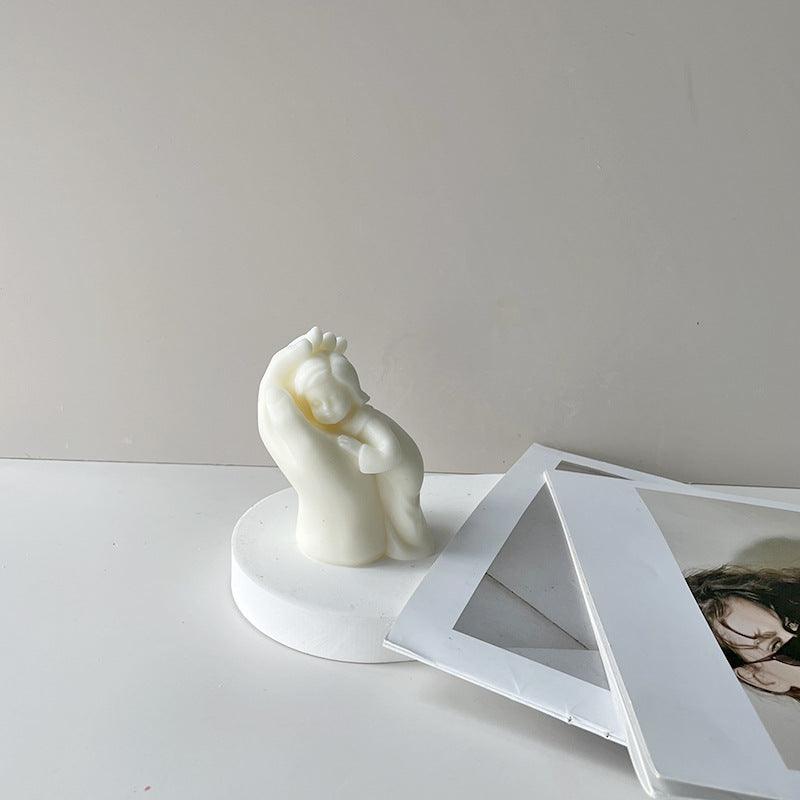 Mother's Hand Scented Candle Silicone Mould Candles Moulds