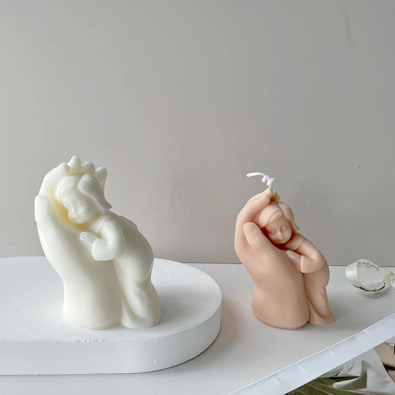 Mother's Hand Scented Candle Silicone Mould Candles Moulds