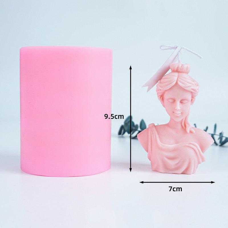 Muse Portrait Candle Mould: Create Stunning Candles with a Touch of Artistry Candles Moulds