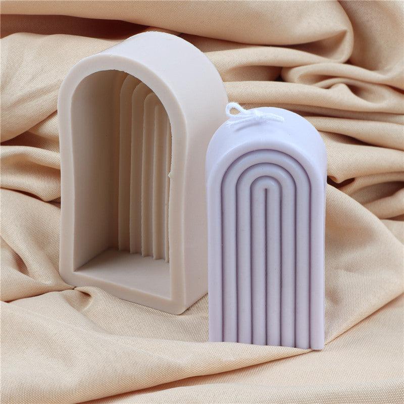 Arch Candle Mould Rainbow U Shaped