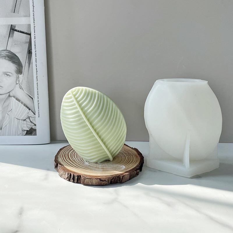 Nordic Style Leaf Candles Silicone Mould
